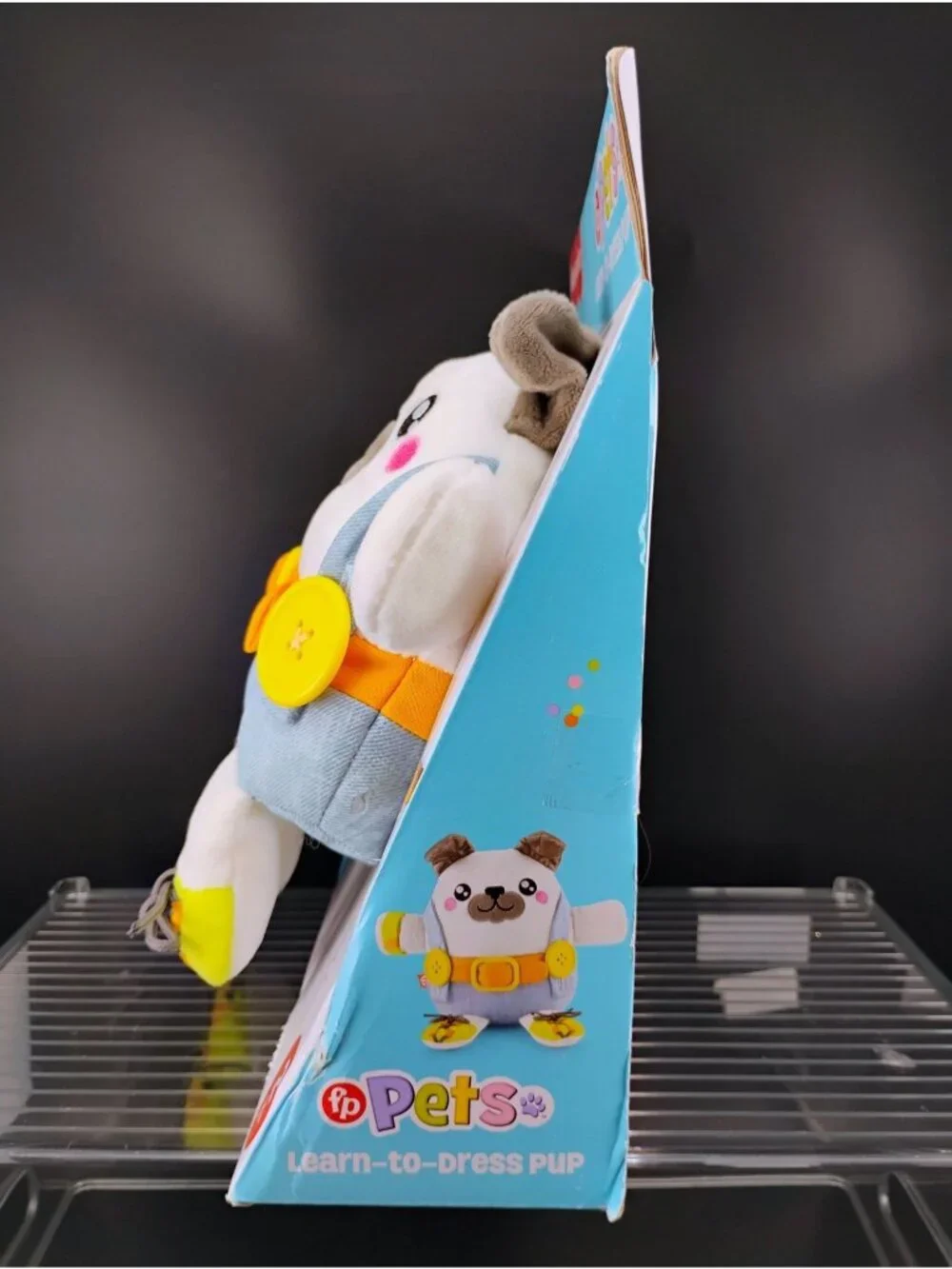 Fisher-Price Learn-To-Dress Plush Pup With Buckles & Buttons